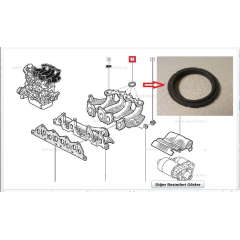 EMME MANİFOLD BOĞAZ CONTASI TK. 4AD. KNG 1.9 DZL. F8Q