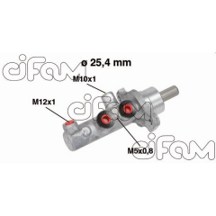FREN ANA MERKEZİ 25.4mm OPEL ASTRA H 04 14 ZAFIRA B 07 15 ESP HARİÇ