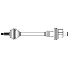 x AKS ÖN SAĞ PİMLİ CLIO II 98 KNG 1.2 16V-1.6 16V-1.5DCI-1.9DTI 97 ABS Lİ 724 MM 21/26 DİŞ