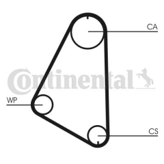 TRİGER KAYIŞI 101x170 OPEL CORSA 1.2 8V 82-93 KADET 1.2 8V 81-87 CT526