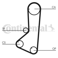 TRİGER KAYIŞI EKSANTRİK KAYIŞI HYUNDAI SONATA 1.8L 2.0L G4CM D4CP 8v 88-93 / MITSUBISHI GALANT 2.0L 4G63 SOHC 8v E33A 88-92 122x240
