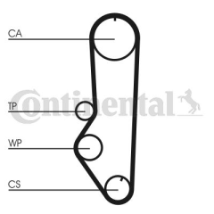 TRİGER KAYIŞI 092x198 FORD ESCORT1.1-1.3 8V 80-86 ORION 1.3 8V 83-90 5224XS