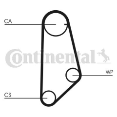 TRİGER KAYIŞI 113x190 VW SANTANA-PASSAT 1.9 10V 81-83 -2.0 10V 83-88 -AUDI-LANCIA CT635