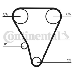 TRİGER KAYIŞI 113x190 TOYOTA COROLLA 1.6 GT/GTI 16V 85-92 CT555