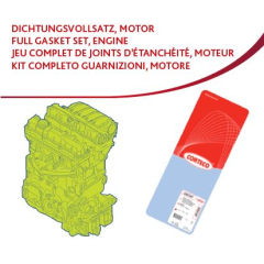 MOTOR TAKIM CONTA SKC SİZ P106-P206-P306-SAXO-XSARA-SAXO TU5JP 1.6 8V 78.50 DOKUM BLOK 430439P