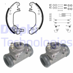 FREN PABUÇ KİTİ ARKA PEUGEOT 205. 309 02/83 08/94