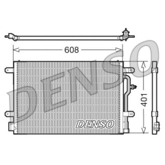 CONDENSER. AİR CONDİTİONİNG AUDI A4 8E. B6 00-04