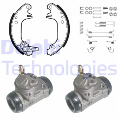 FREN PABUÇ KİTİ ARKA PEUGEOT 309 / RENAULT 11. 9 07/82 07/89