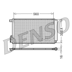 CONDENSER. AİR CONDİTİONİNG ALFA ROMEO MITO 08