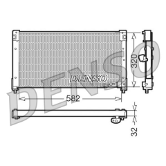 CONDENSER. AİR CONDİTİONİNG HONDA ACCORD V 93-98