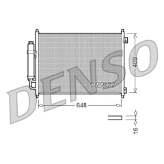 CONDENSER. AİR CONDİTİONİNG NISSAN X-TRAIL T31 07-13