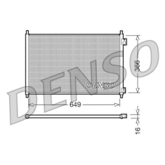 CONDENSER. AİR CONDİTİONİNG HONDA ACCORD VI 97-05