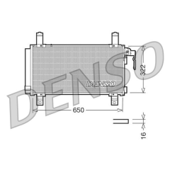 CONDENSER. AİR CONDİTİONİNG MAZDA 6 02-07