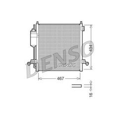 CONDENSER. AİR CONDİTİONİNG MITSUBISHI L 200 / TRITON 05-15