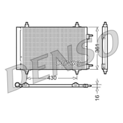 CONDENSER. AİR CONDİTİONİNG CITRO N BERLINGO B9 08