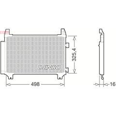 CONDENSER. AİR CONDİTİONİNG TOYOTA YARIS 10