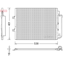 CONDENSER. AİR CONDİTİONİNG RENAULT TWINGO II 07