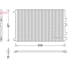 CONDENSER. AİR CONDİTİONİNG RENAULT GRAND SC NIC II 04-09