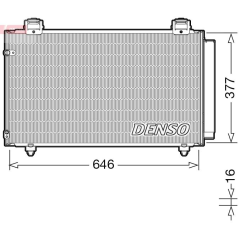 CONDENSER. AİR CONDİTİONİNG TOYOTA COROLLA E12 01-07
