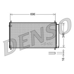 CONDENSER. AİR CONDİTİONİNG TOYOTA AURIS E15 06-12