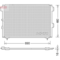 CONDENSER. AİR CONDİTİONİNG TOYOTA HIACE IV 87-12