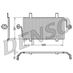 CONDENSER. AİR CONDİTİONİNG OPEL MOVANO A 98