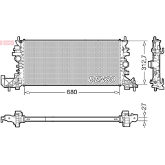 RADYATÖR AL/BRZ OPEL ASTRA K B16 1.0 1.2 1.4 1.6 Turbo 1.5CRDI 1.6CDTI 15 MT