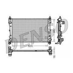 RADYATÖR DOBLO 1.4-1.3 DMTJ 10 COMBO 1.3 CDTİ 12 MEKANİK AC /- 620x400x16