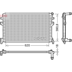 RADİATOR. ENGİNE COOLİNG AUDI A3 8V 12