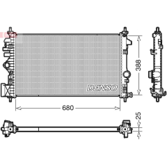 RADİATOR. ENGİNE COOLİNG CHEVROLET MALIBU 12