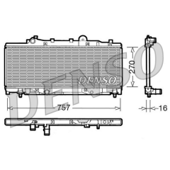 RADİATOR. ENGİNE COOLİNG FIAT PUNTO 93-00