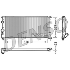 RADİATOR. ENGİNE COOLİNG RENAULT MEGANE I 96-03