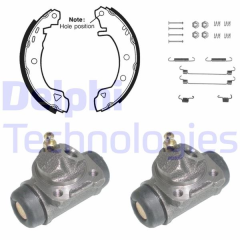 FREN PABUÇ KİTİ ARKA CITROEN AX / RENAULT 19 05/91 08/97