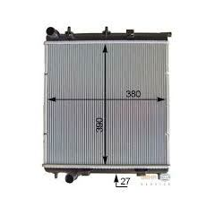 RADYATÖR C2-C3-207-1007 1.4-1.4 16V-1.6 16V-1.4HDI KLİMASIZ MEK 398x380x23