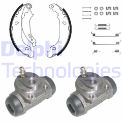 FREN PABUÇ KİTİ ARKA PEUGEOT 206 09/98
