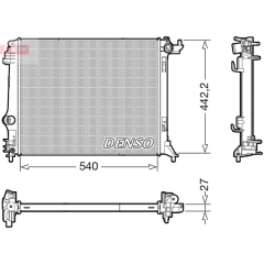 RADİATOR. ENGİNE COOLİNG RENAULT GRAND SC NIC IV 16