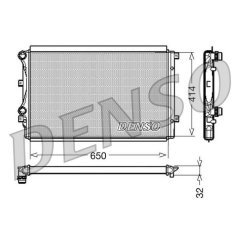 RADİATOR. ENGİNE COOLİNG AUDI A3 8P 03-13