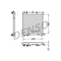 RADYATÖR C2-C3-207-1007 1.4-1.4 16V-1.6 16V-1.4HDI KLİMASIZ MEK 398x380x23