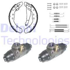 FREN PABUÇ KİTİ ARKA AUDI 80; VW GOLF 07/92