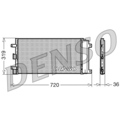 CONDENSER. AİR CONDİTİONİNG FIAT DOBLO 01