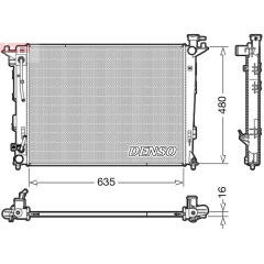 RADİATOR. ENGİNE COOLİNG HYUNDAI İX35 09