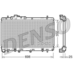 RADİATOR. ENGİNE COOLİNG SUBARU LEGACY III 98-03
