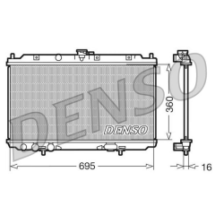 RADİATOR. ENGİNE COOLİNG NISSAN ALMERA II 00-06