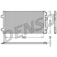 CONDENSER. AİR CONDİTİONİNG FIAT PUNTO 99-12