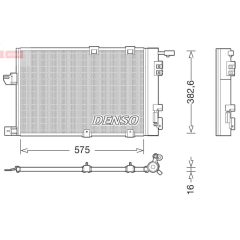 CONDENSER. AİR CONDİTİONİNG OPEL ASTRA G 98-09