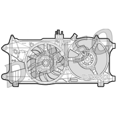 FAN. RADİATOR FIAT DOBLO 01