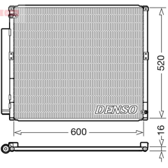 CONDENSER. AİR CONDİTİONİNG TOYOTA LAND CRUISER / PRADO J120 02-10
