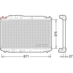 RADİATOR. ENGİNE COOLİNG HONDA CIVIC VIII HATCHBACK 05