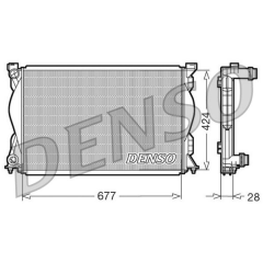 RADİATOR. ENGİNE COOLİNG AUDI A6 4F. C6 04-11