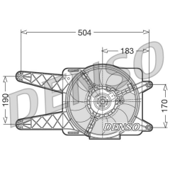 FAN. RADİATOR FIAT SEICENTO 98-10